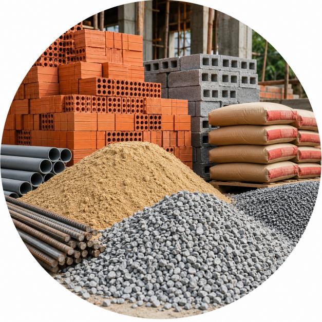 Vật liệu xây thô cho công trình nhà ở | Nhavui.com